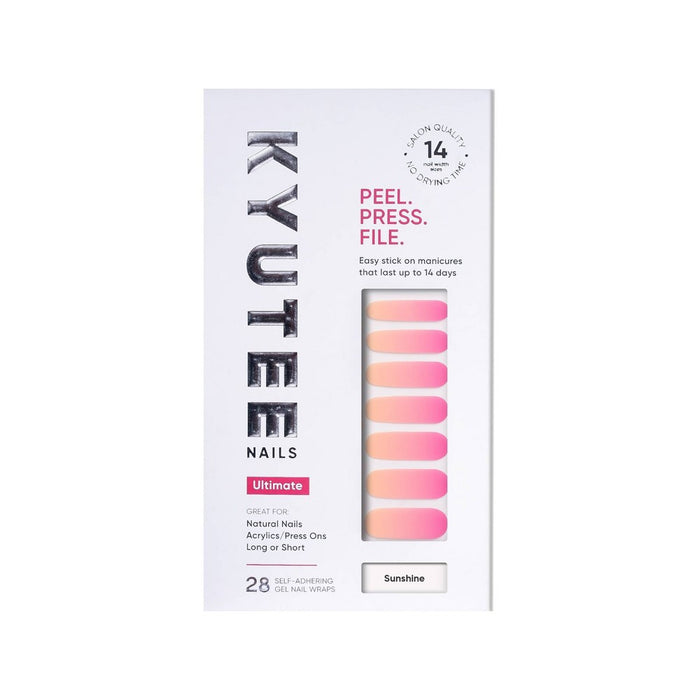 Kyutee Nail Art - Sunshine - 28pc
