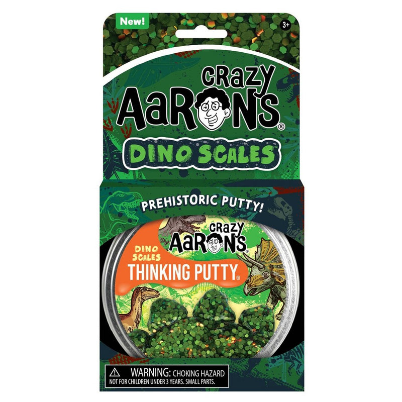 Crazy Aaron's Dino Scales Thinking Putty Tin