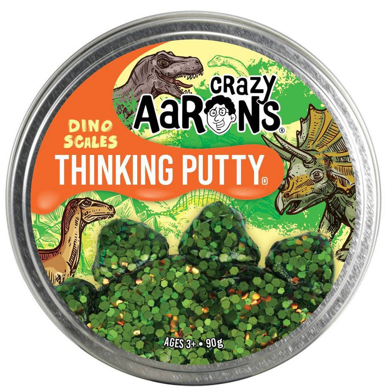 Crazy Aaron's Dino Scales Thinking Putty Tin