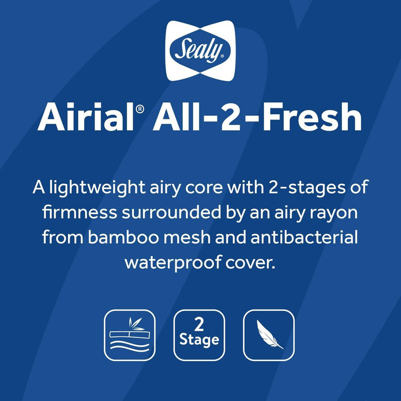 Sealy Airial Breathable 2-Stage Crib Mattress and Toddler Mattress (LOCAL PICKUP ONLY)