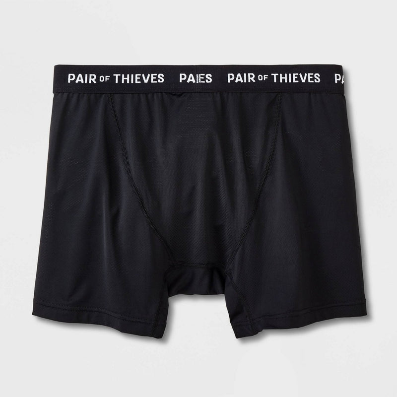 Pair of Thieves Floral Print Boxer Briefs 2pk Black/White M