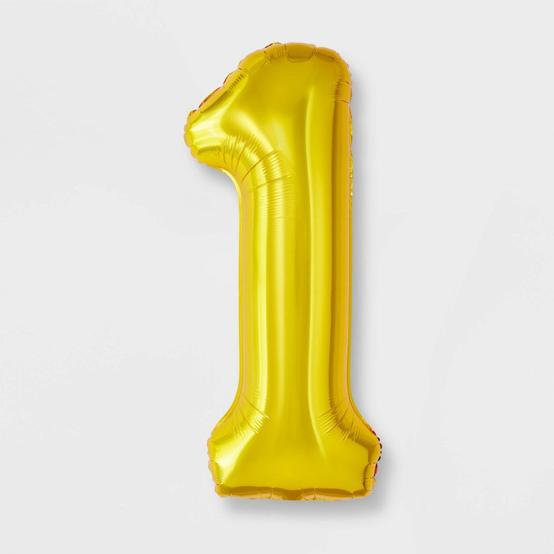 34" Number 1 Foil Balloon - Spritz