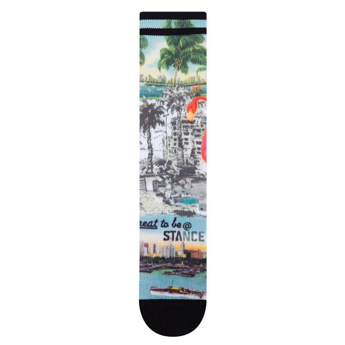 STANCE x WADE Striped Greetings Crew Socks