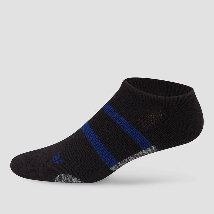 Hanes Premium Men's Compression No Show Socks 3pk - Black 6-12