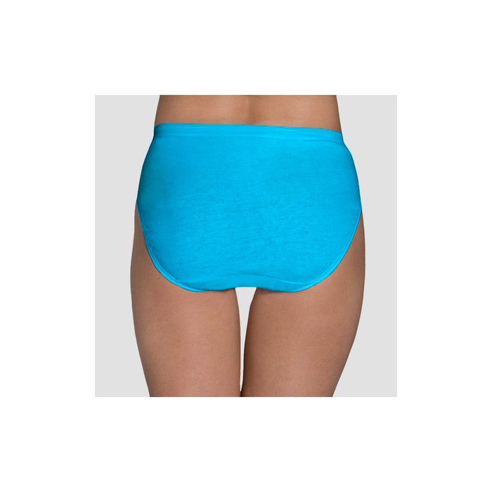 Fruit of the Loom Women's 6pk Hi-Cut Underwear - Black/White/Pink 7