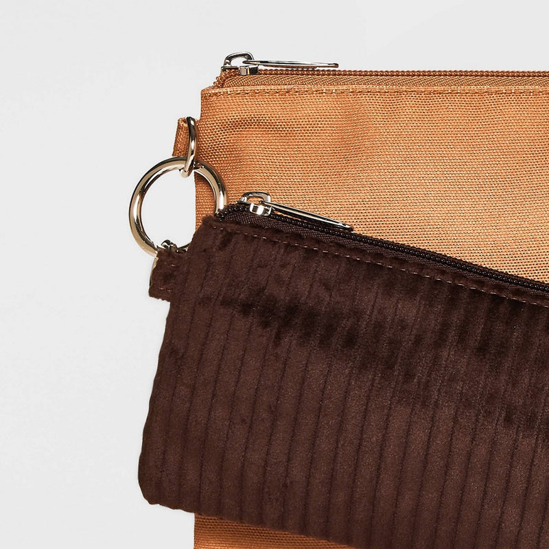 Pouch Zip Wallet - Wild Fable Brown
