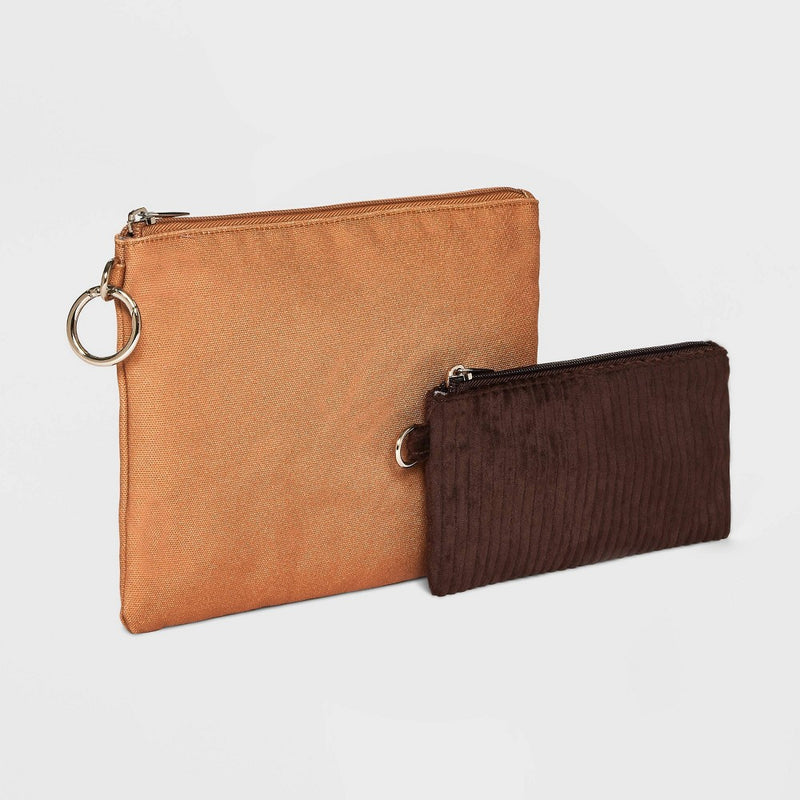 Pouch Zip Wallet - Wild Fable Brown