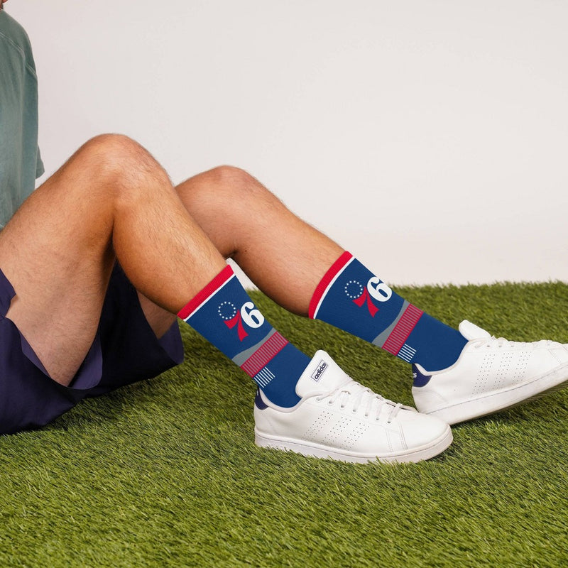 NBA Philadelphia 76ers Large Crew Socks