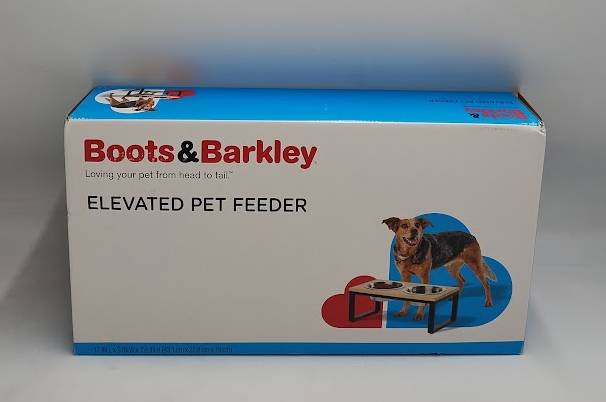2 Cup Collapsible Short Elevated Feeder Double Cat & Dog Bowl - Boots & Barkley