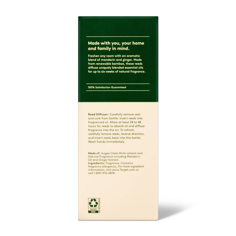 Liquid Reed Diffuser - Mandarin & Ginger - 2 fl oz - Everspring