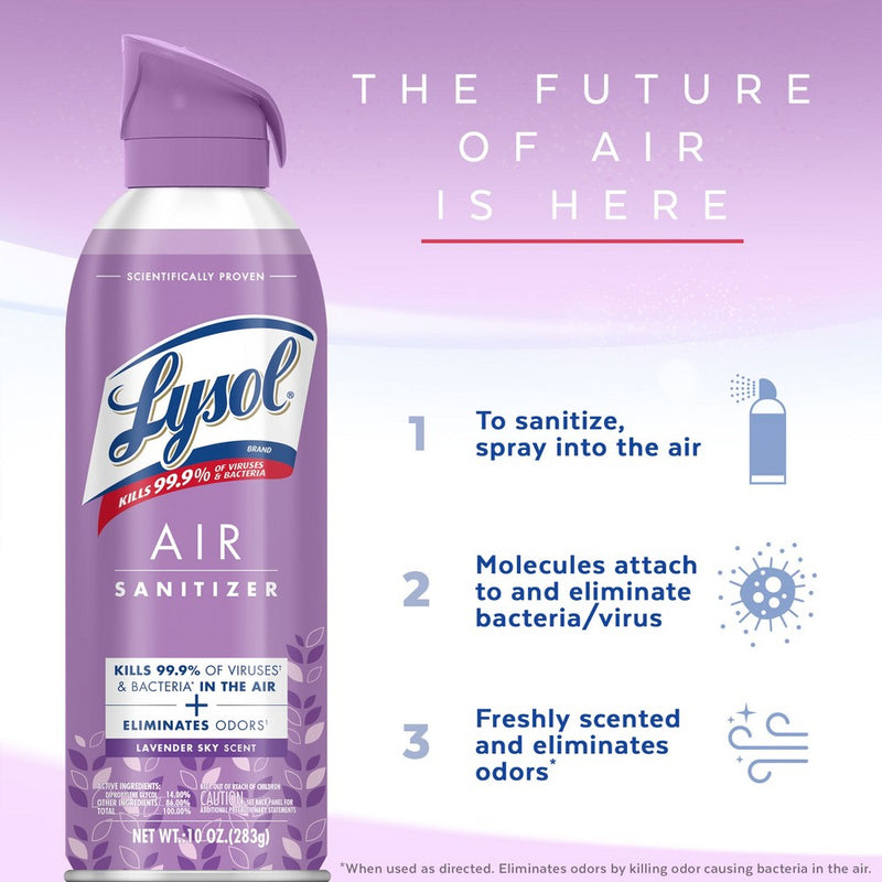 Lysol Lavender Air Sanitizer - 10oz