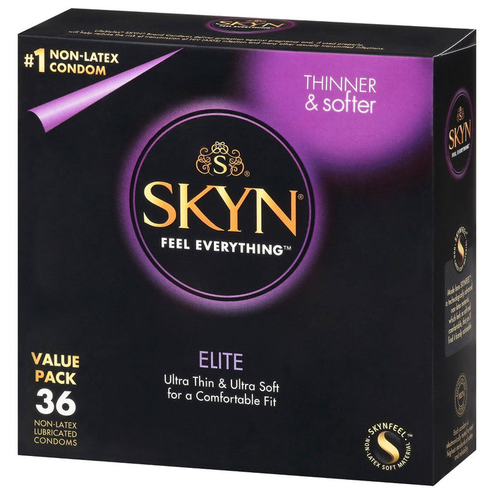 SKYN Elite Non-Latex Lubricated Condoms - 36ct EXP: 02/2030