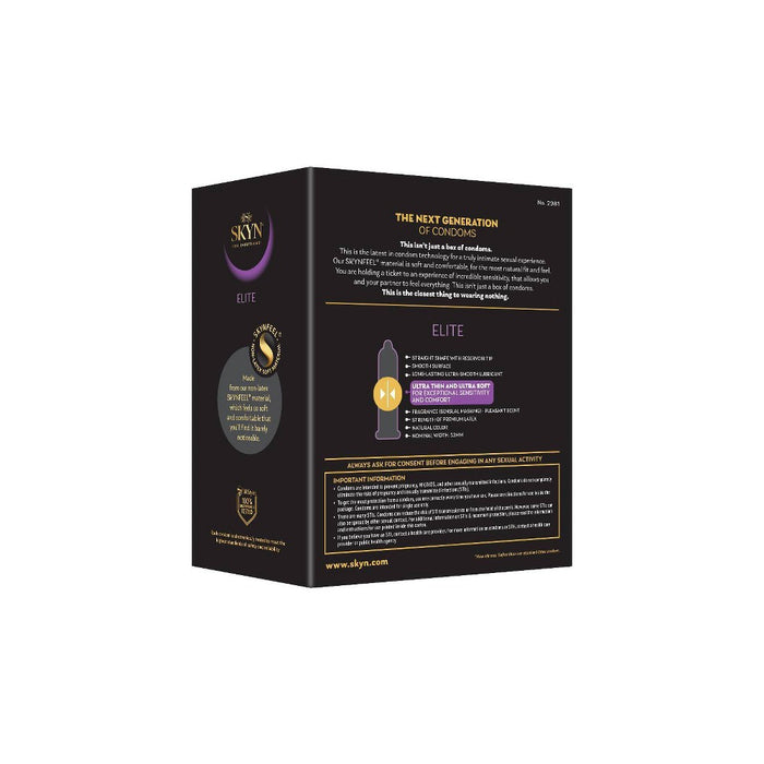 SKYN Elite Non-Latex Lubricated Condoms - 36ct EXP: 02/2030