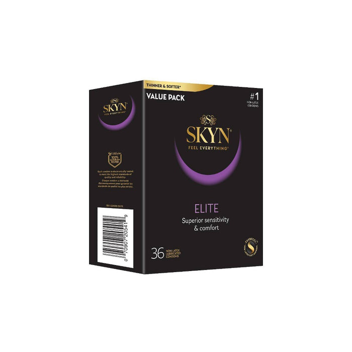 SKYN Elite Non-Latex Lubricated Condoms - 36ct EXP: 02/2030