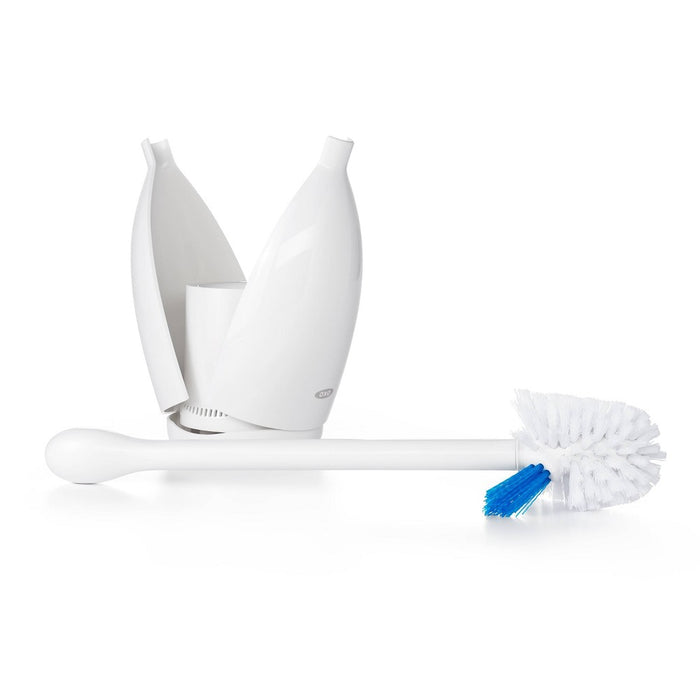 OXO Toilet Brush with Rim Cleaner and Canister