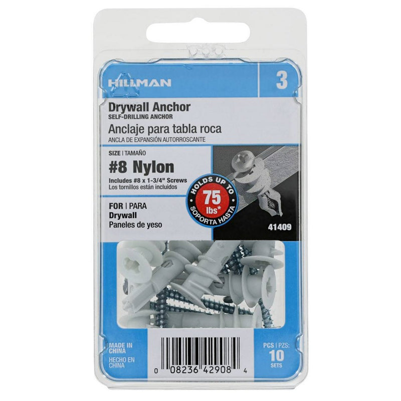 Hillman Wallboard Anchors