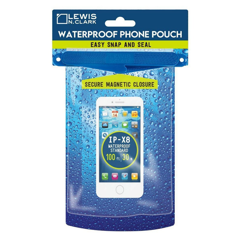 Lewis N. Clark WaterSeals Waterproof Phone Pouch with Magnetic Seal