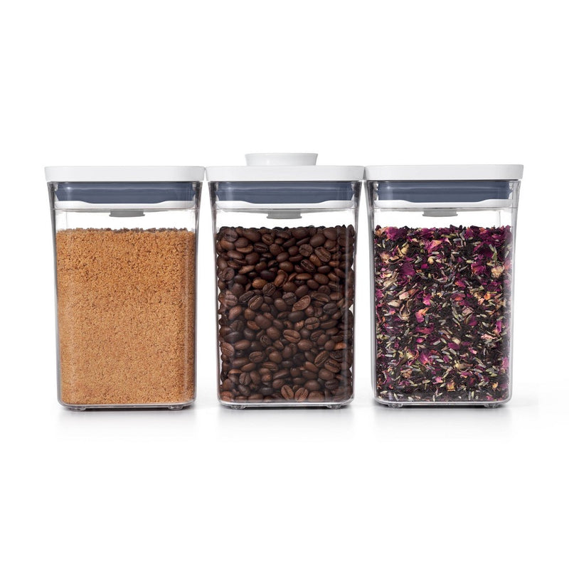 OXO POP 3pc Food Storage Container Value Set White