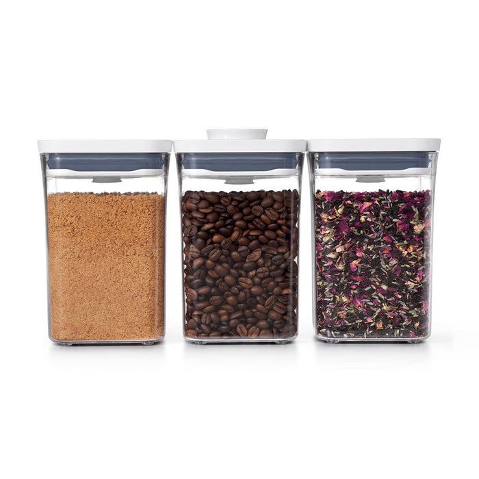 OXO POP 3pc Food Storage Container Value Set White