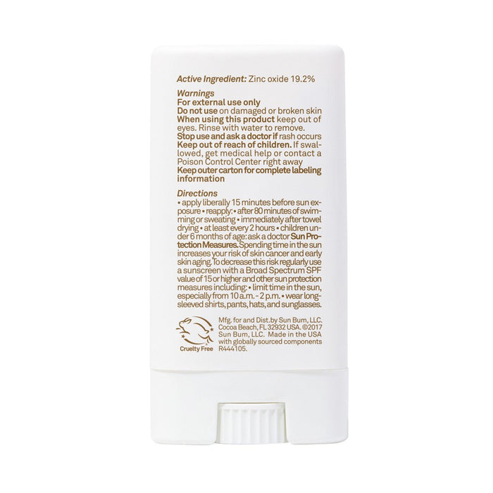 Sun Bum Mineral Face Stick Sunscreen - SPF 50 - 0.45oz