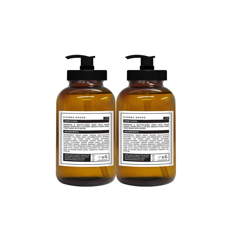 Sienna House Glass Hand Soaps - 20.5 fl oz/2pk