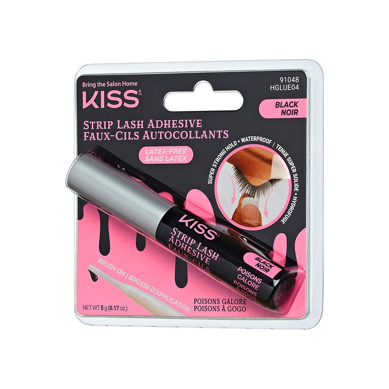 KISS Products Adhesive False Eyelashes - Black