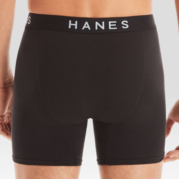 Hanes Premium Men's Boxer Briefs 5pk - Black/Gray S