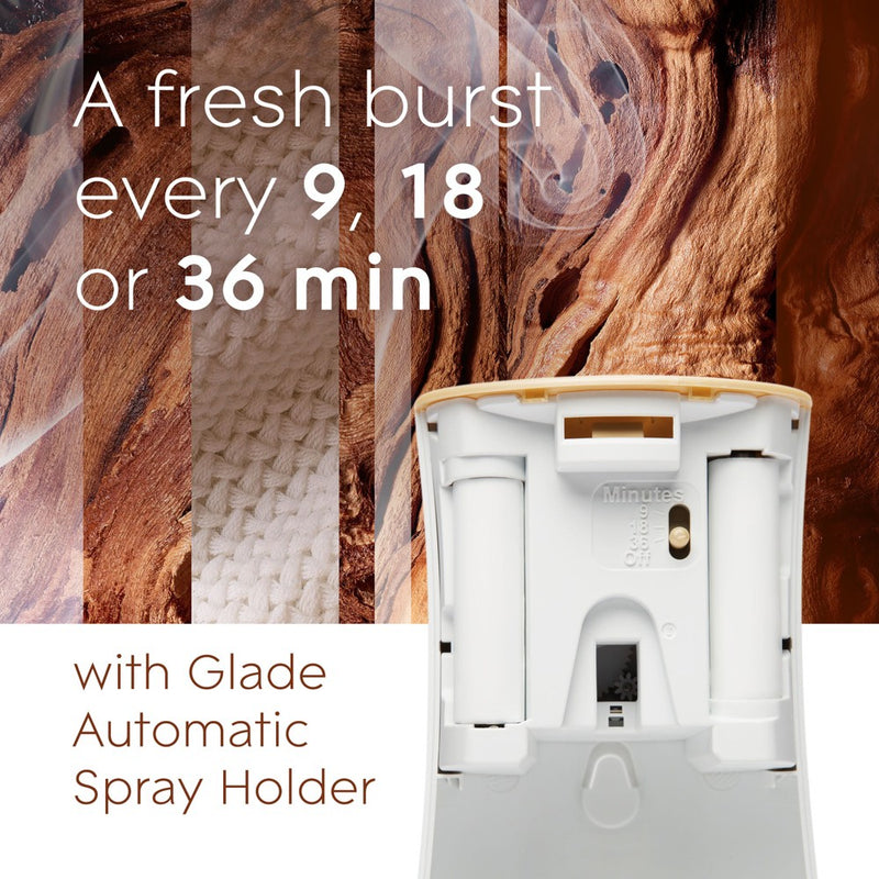 Glade Automatic Spray Air Freshener - Cashmere Woods - 12.4oz/2pk