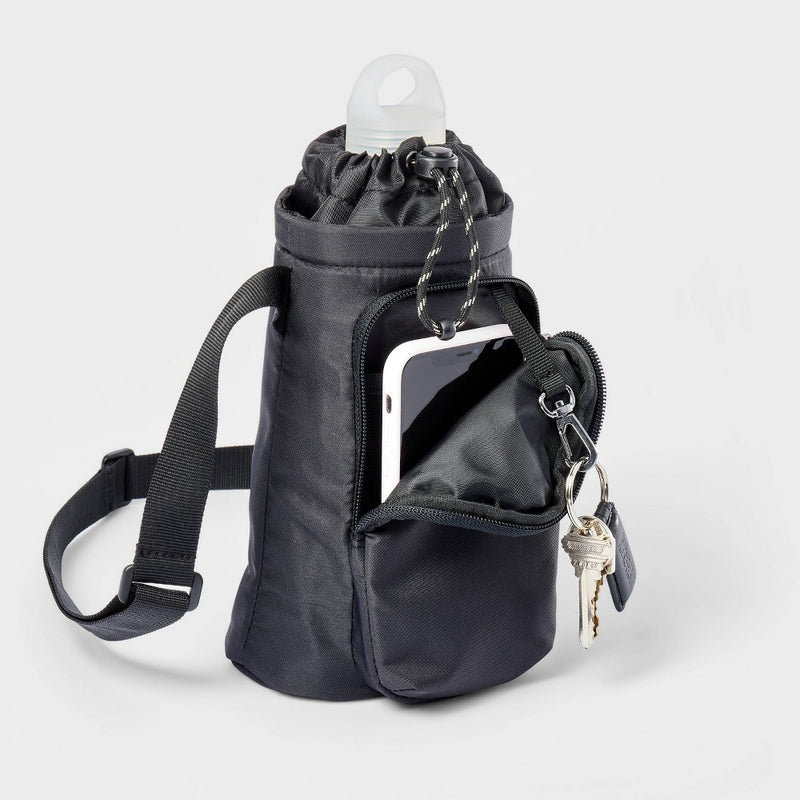 Water Bottle Bag Black - Open Story