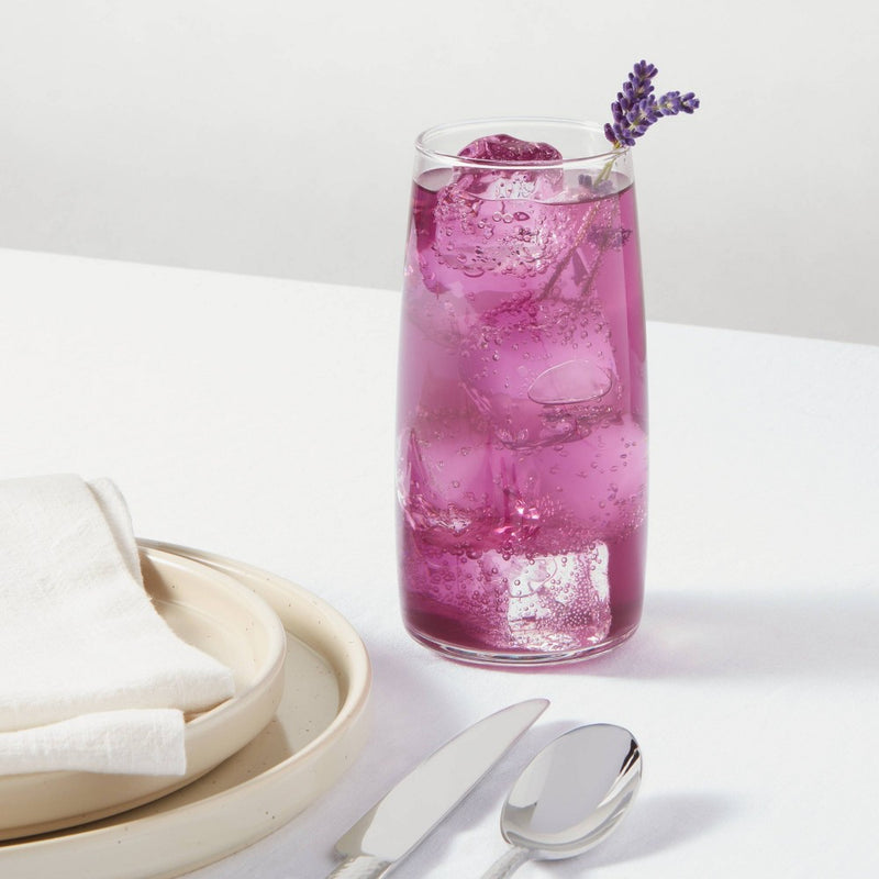 18oz 6pk Glass Cranston Cooler Glasses - Threshold