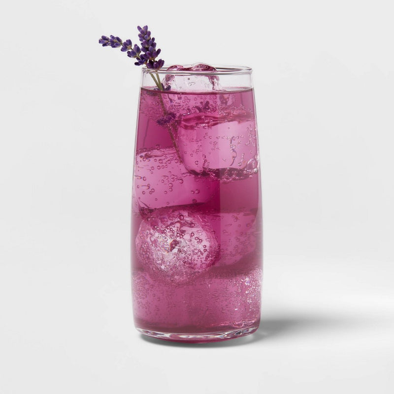 18oz 6pk Glass Cranston Cooler Glasses - Threshold
