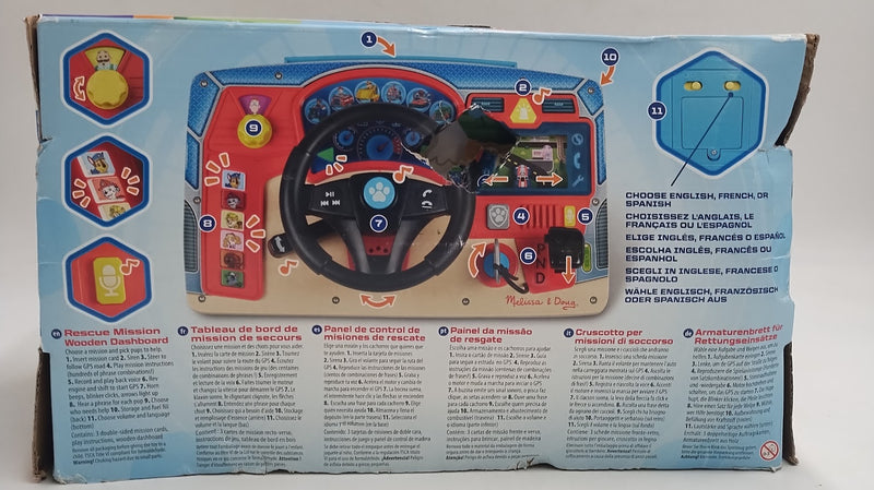 Melissa & Doug PAW Patrol Rescue Mission Wooden Dashboard SEE DETAILS