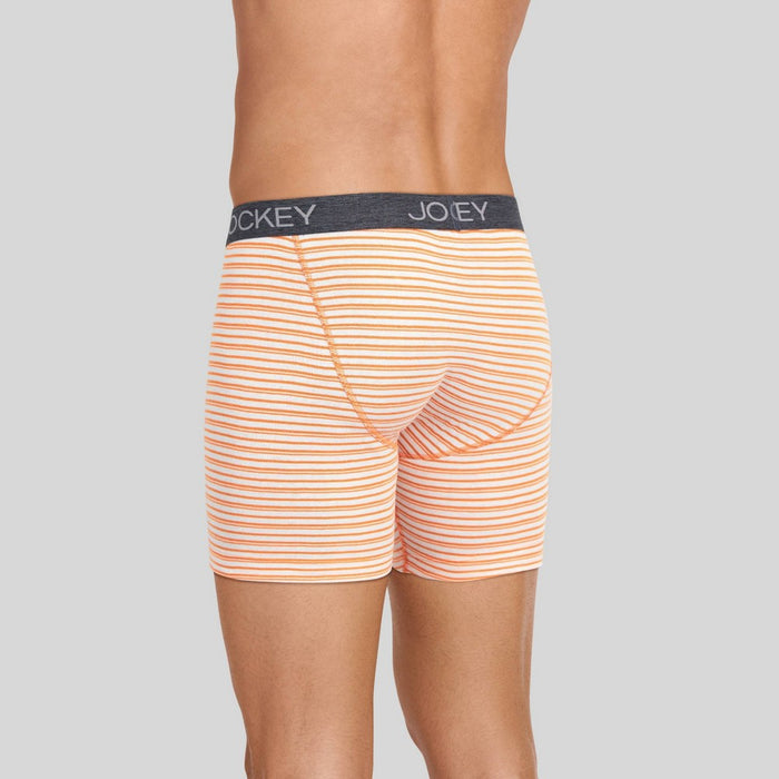 Jockey Generation Men's Boxer Briefs 3pk - Blue/Orange/Gray S