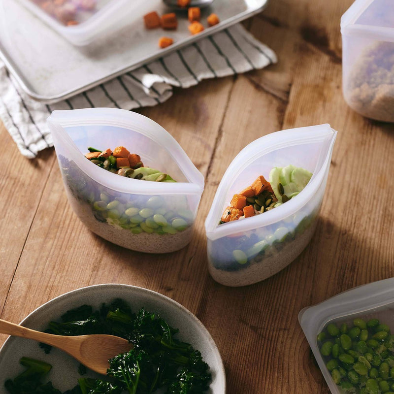Stasher Reusable Food Storage Bowl - 2 Cup - Clear
