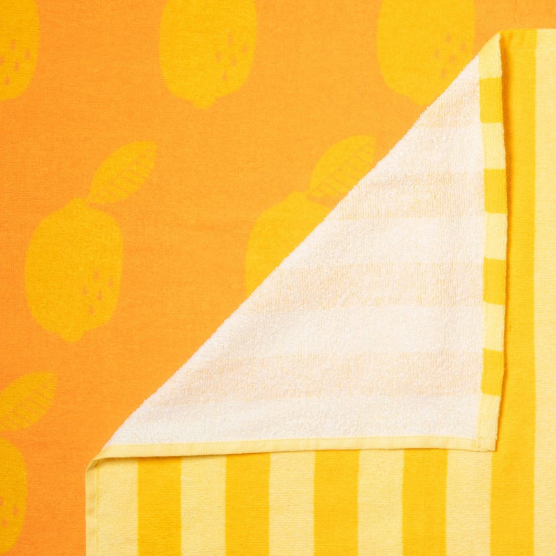2pk Striped Beach Towels Orange - Sun Squad