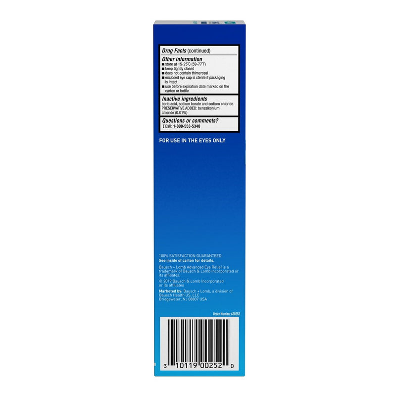 Bausch + Lomb Advanced Eye Relief - Eye Wash - 4 fl oz