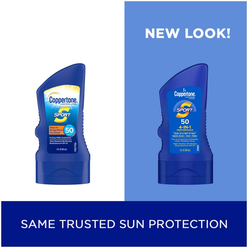 Coppertone Sport Sunscreen Lotion - SPF 50 - 3 fl oz/1ct