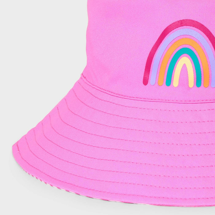 Girls' Reversible Bucket Hat - Cat & Jack Pink