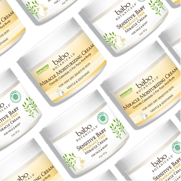 Babo Botanicals Sensitive Baby Miracle Cream Fragrance Free - 2 oz