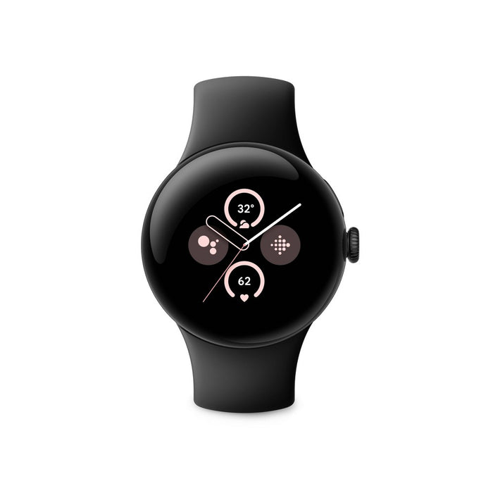 Google Pixel Watch 2 Wifi - Matte Black Aluminum Case / Obsidian Active Band