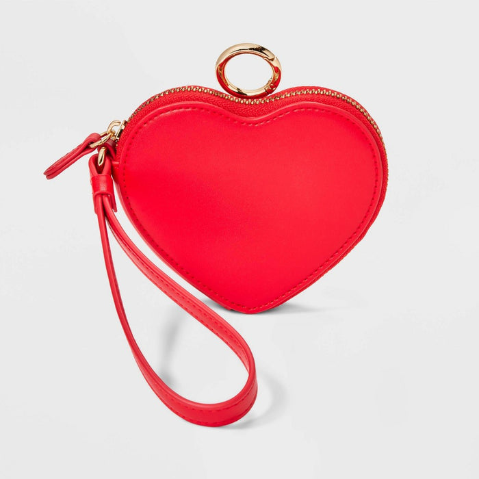 Heart Pouch Wallet - A New Day Red