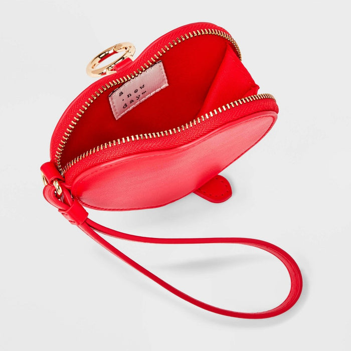 Heart Pouch Wallet - A New Day Red