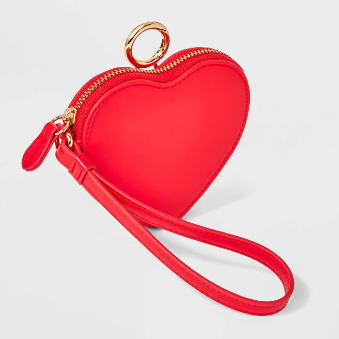 Heart Pouch Wallet - A New Day Red