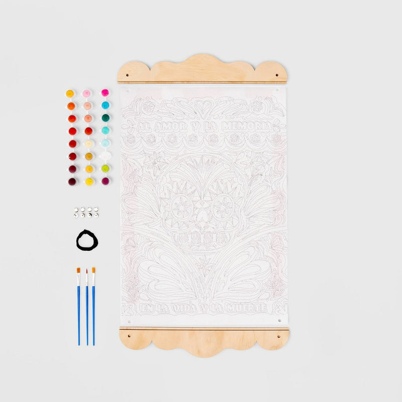 Dia de Muertos Paint By Number Kit - Mondo Llama