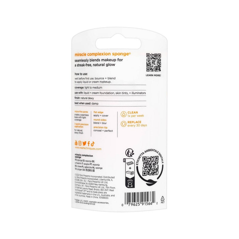 Real Techniques Sponge + Miracle Complexion Sponge - 1ct
