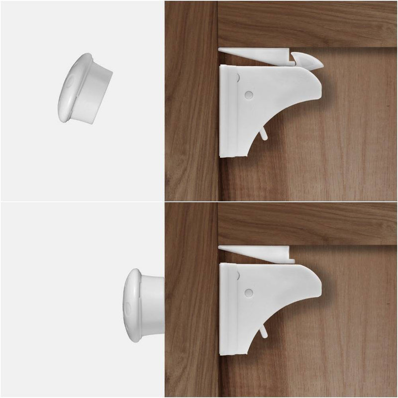 Magnetic Cabinet Locks - 12ct