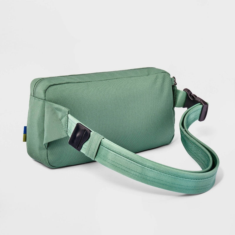 Anti-Theft Travel Hip Pack Bag Dark Ivy - Open Story