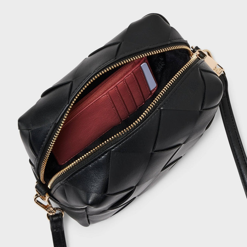Cube Crossbody Bag - A New Day Black