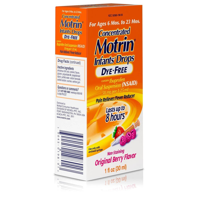 Motrin Infant Drops NSAID Berry - 1 fl oz
