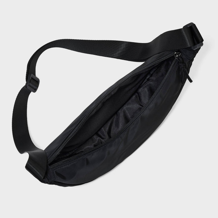Girls' Crescent Crossbody Bag - art class Black